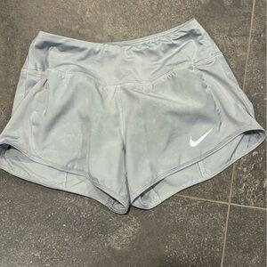 Nike Dri-fit Women's Gray Athletic running shorts